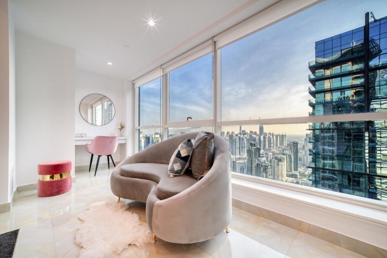 Апартаменты The Marina Penthouse Near Jbr 46Th Floor Дубай Экстерьер фото