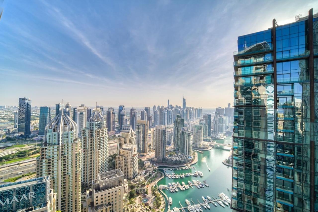Апартаменты The Marina Penthouse Near Jbr 46Th Floor Дубай Экстерьер фото