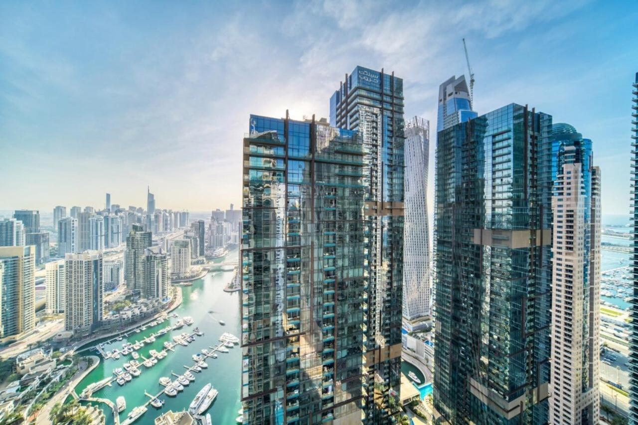 Апартаменты The Marina Penthouse Near Jbr 46Th Floor Дубай Экстерьер фото