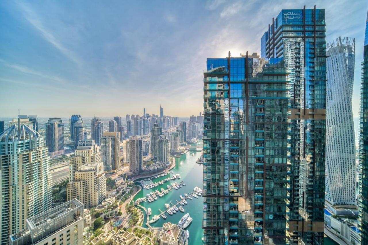 Апартаменты The Marina Penthouse Near Jbr 46Th Floor Дубай Экстерьер фото