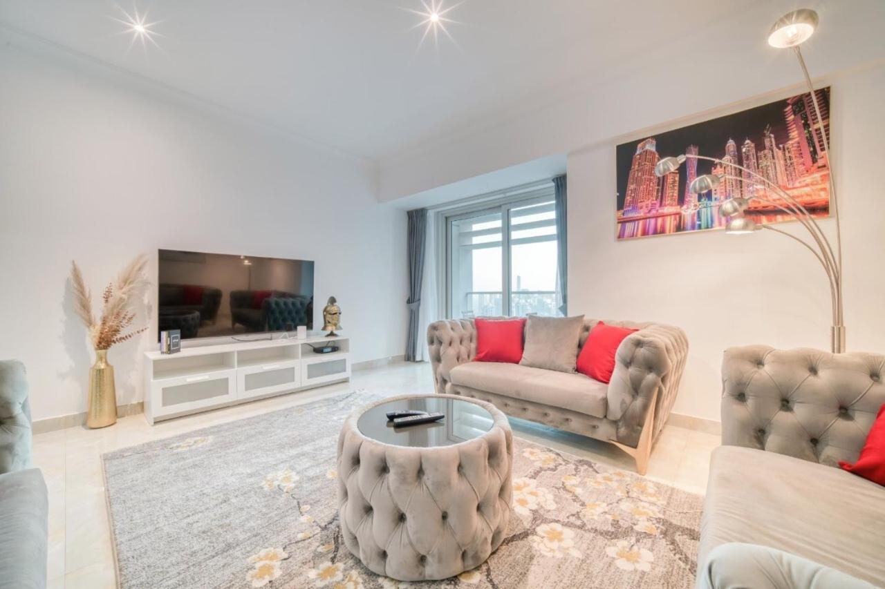 Апартаменты The Marina Penthouse Near Jbr 46Th Floor Дубай Экстерьер фото